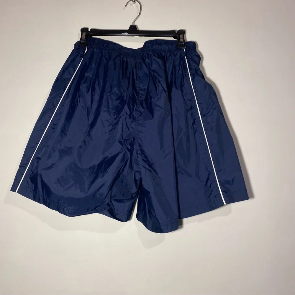 Nike Men’s Navy Blue Swim Trunks with White Trim